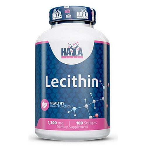 Фото Haya Labs Lecithin 1200 mg 100 капсул