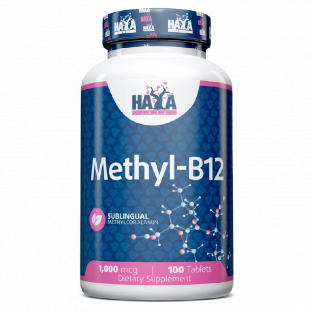 Haya Labs Methyl-B12 1000 мкг 100 таблеток