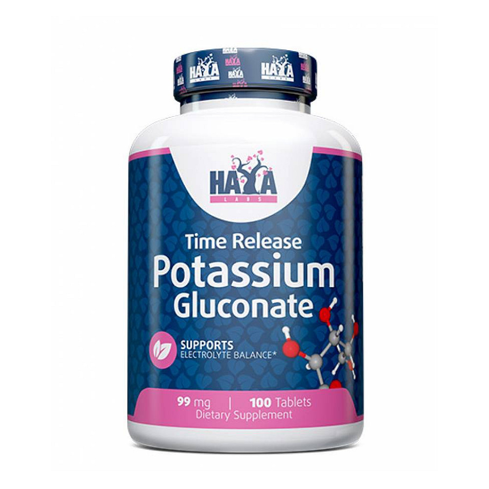 Haya Labs Potassium Gluconate 99 мг