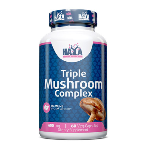 Фото Haya Labs Triple Mushroom Complex 60 капсул