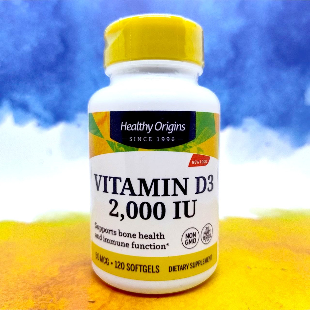 Healthy Origins Vitamin D3 in MCT Oil 2000 IU