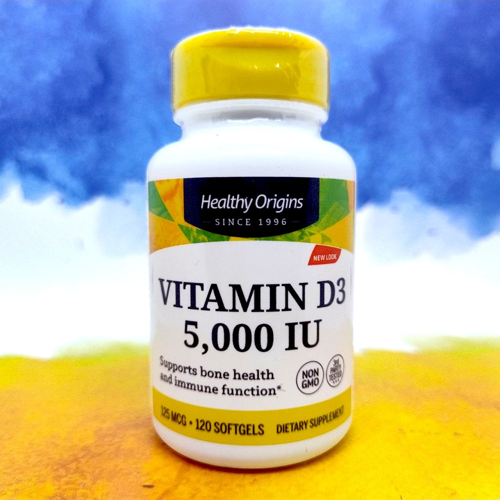 Healthy Origins Vitamin D3 in MCT Oil 5000 IU