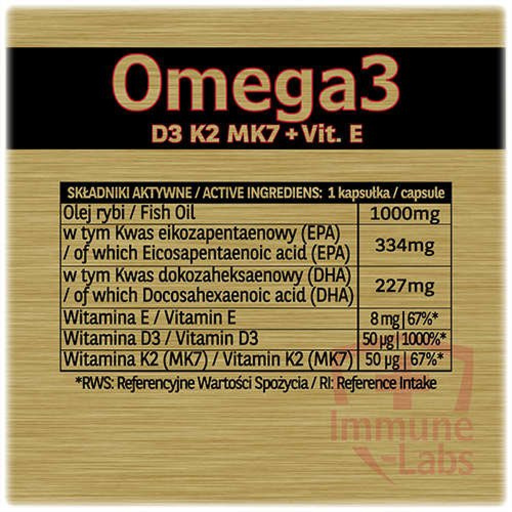 Immune Labs Omega 3 D3+K2+E