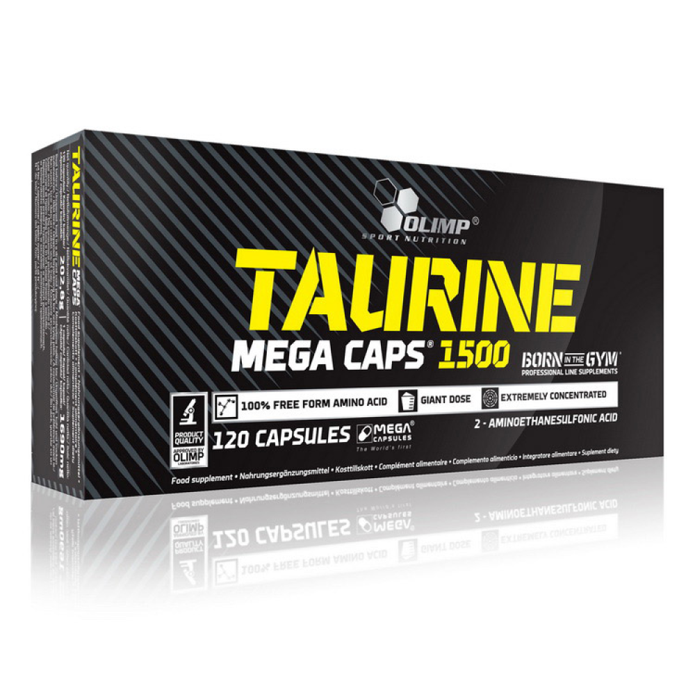 Olimp Taurine Mega caps 1500 мг 120 капсул