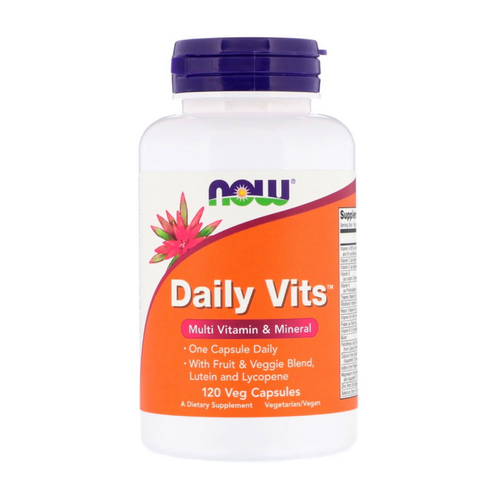 NOW Daily Vits 120 капсул