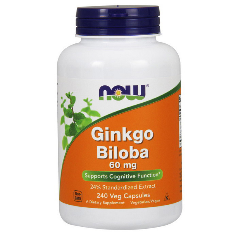 NOW Ginkgo Biloba 60 mg