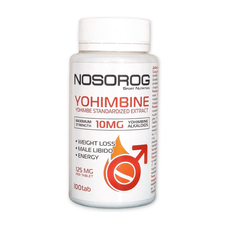 Nosorog Yohimbine 100 таблеток