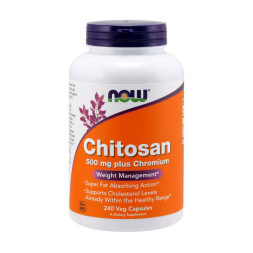 NOW Chitosan 500 mg plus Chromium
