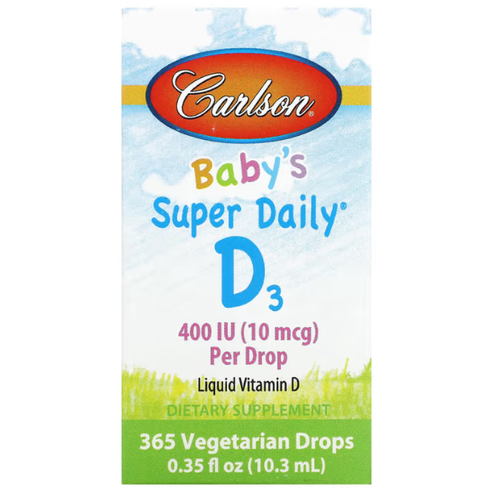 Carlson Labs	Baby's Super Daily D3 400 IU 10,3 мл