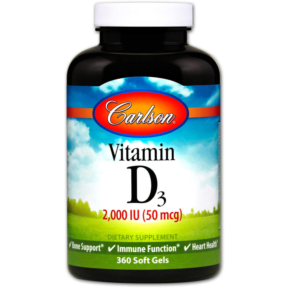 Carlson Labs	Vitamin D3 2000 МЕ
