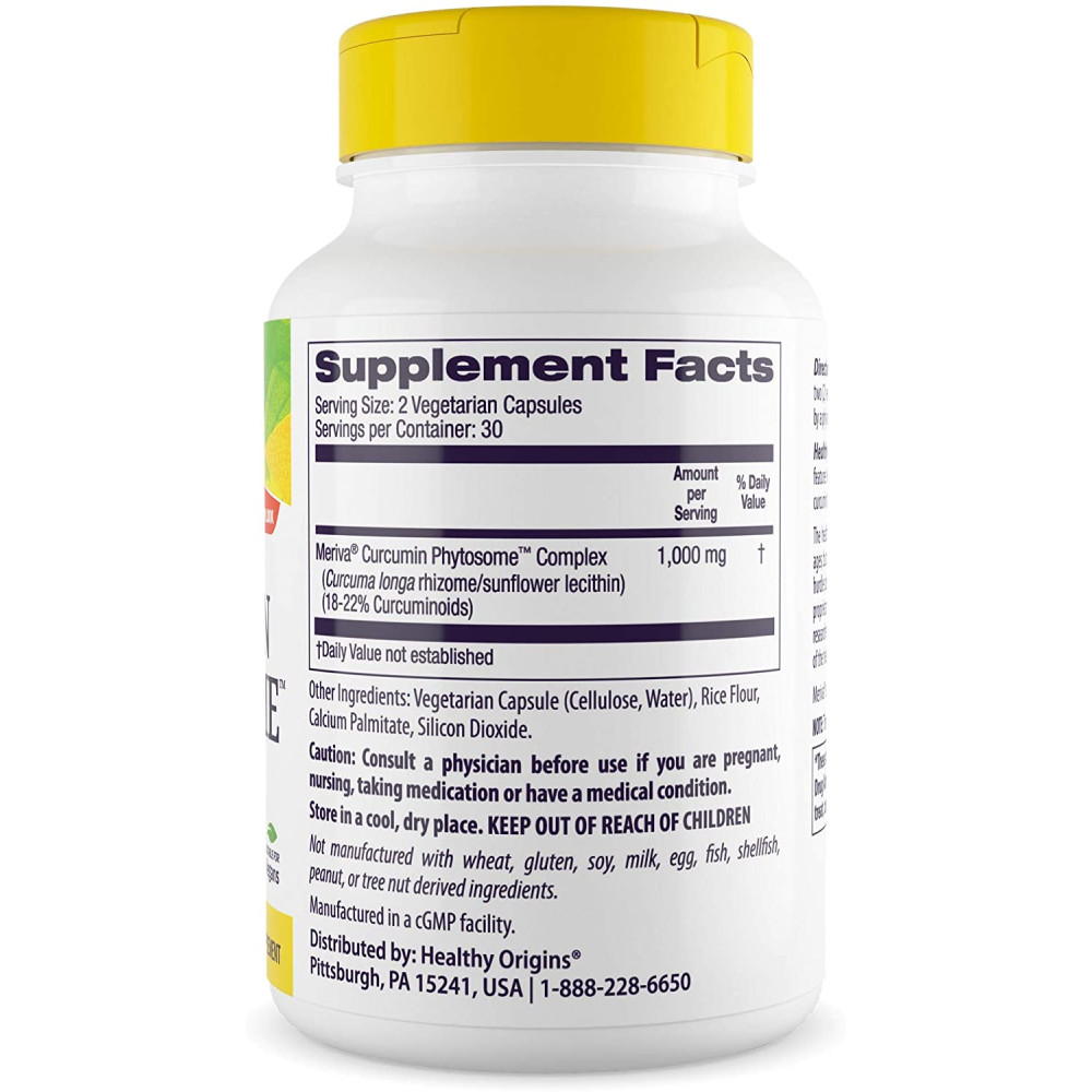 Healthy Origins Curcumin Phytosome 500 mg
