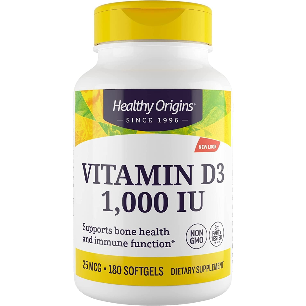 Healthy Origins Vitamin D3 1000 IU