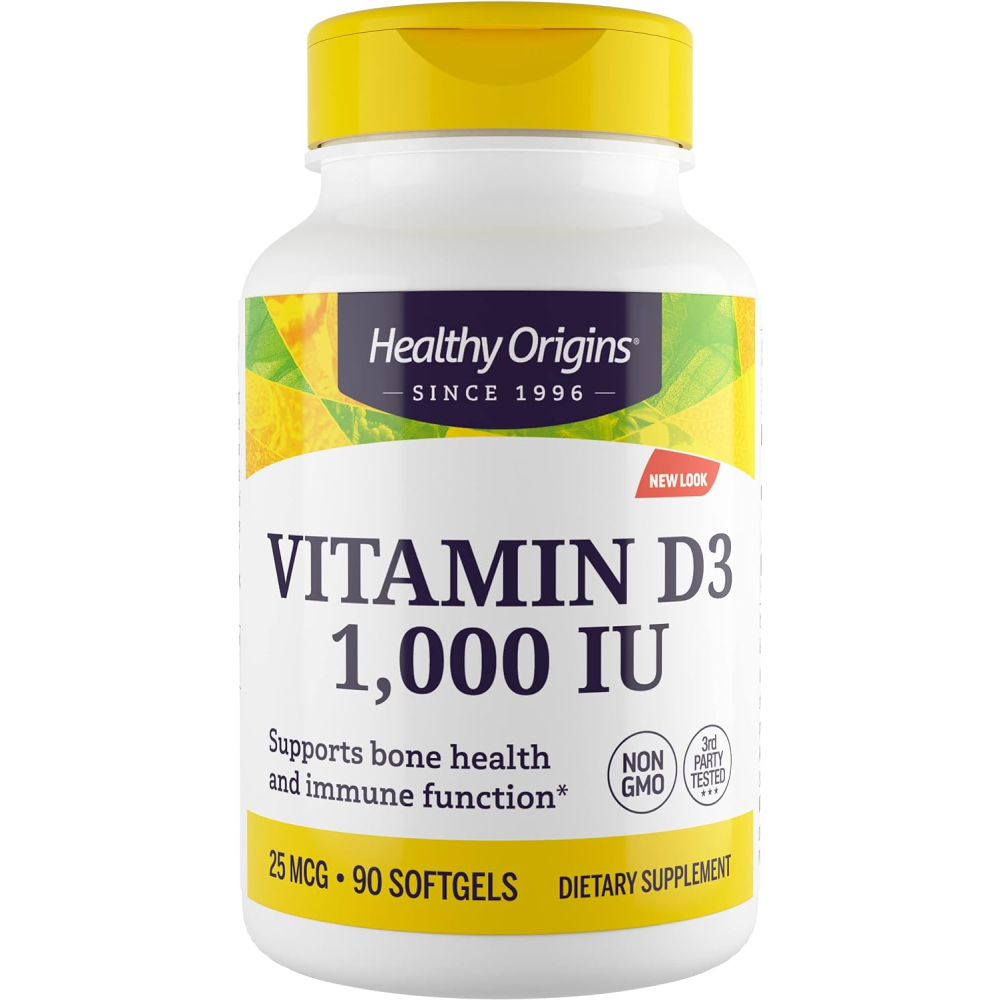 Healthy Origins Vitamin D3 1000 IU