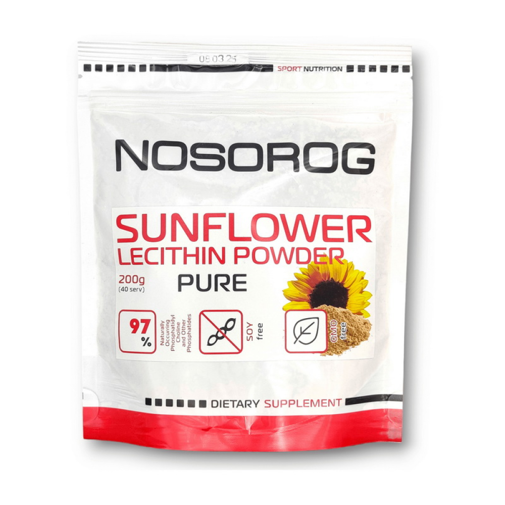 Nosorog Sunflower Lecithin Powder 200 грам