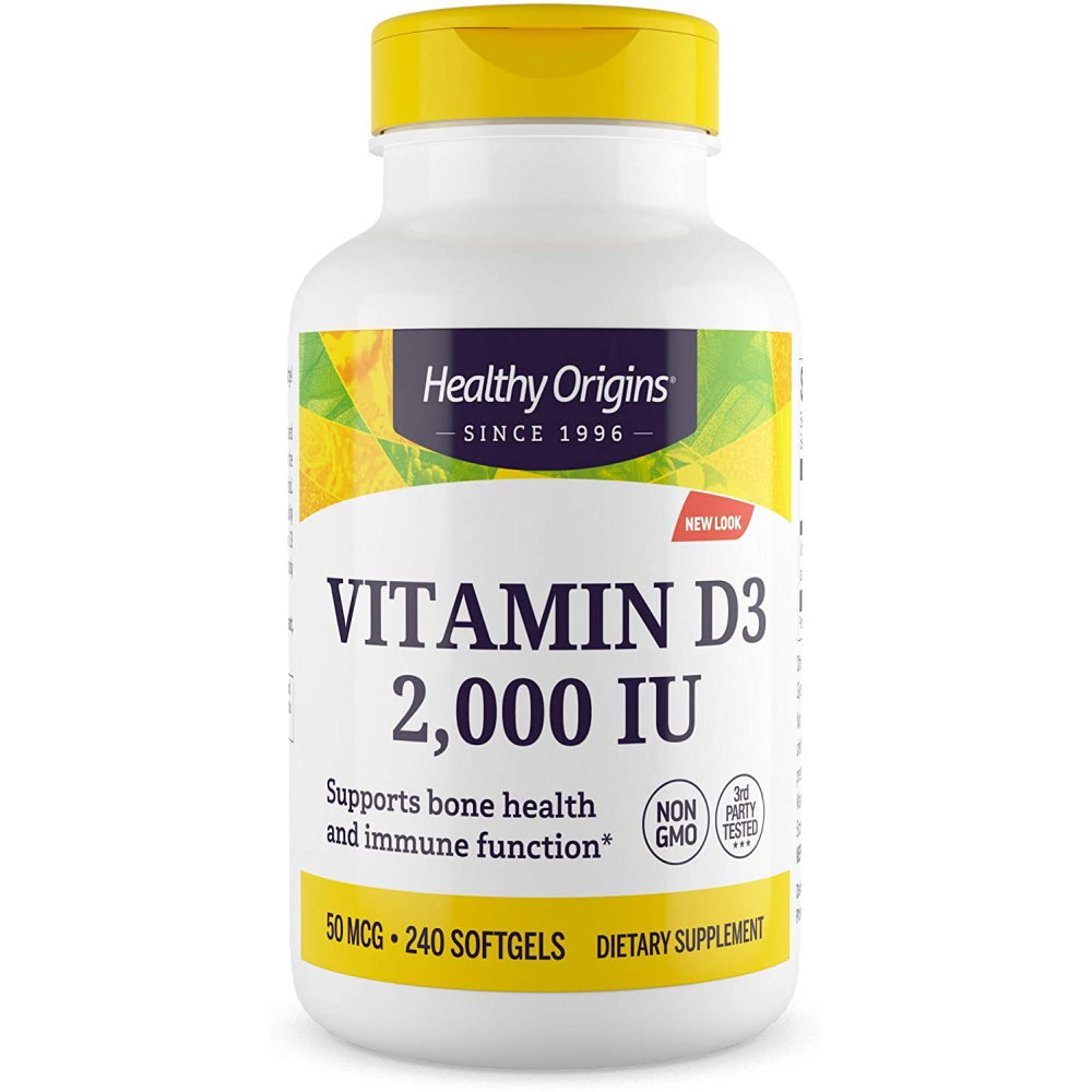 Healthy Origins Vitamin D3 2000 IU