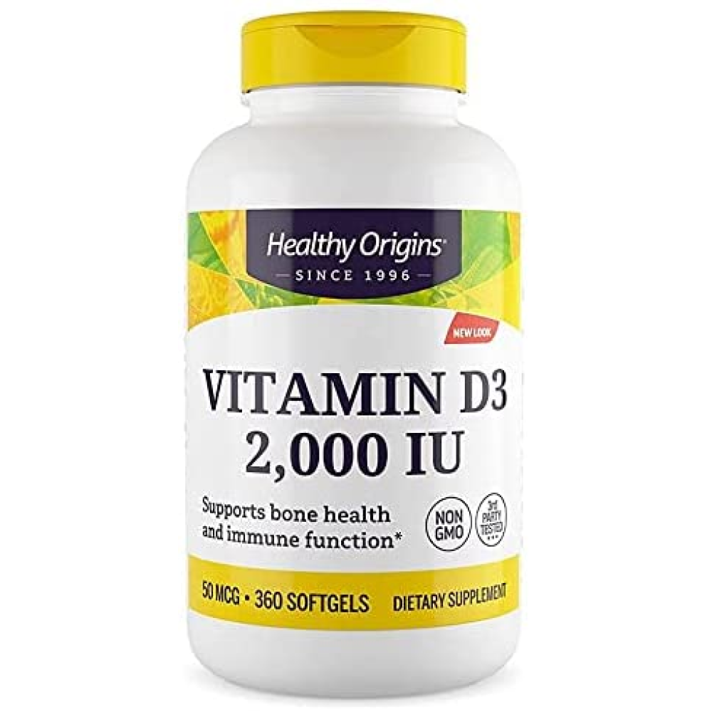 Healthy Origins Vitamin D3 2000 IU