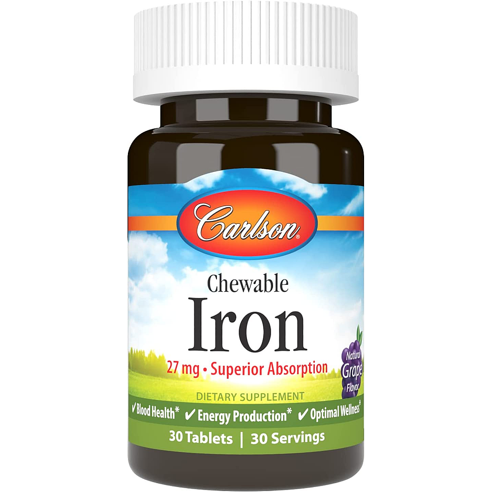 Carlson Labs Chewable Iron 27 mg