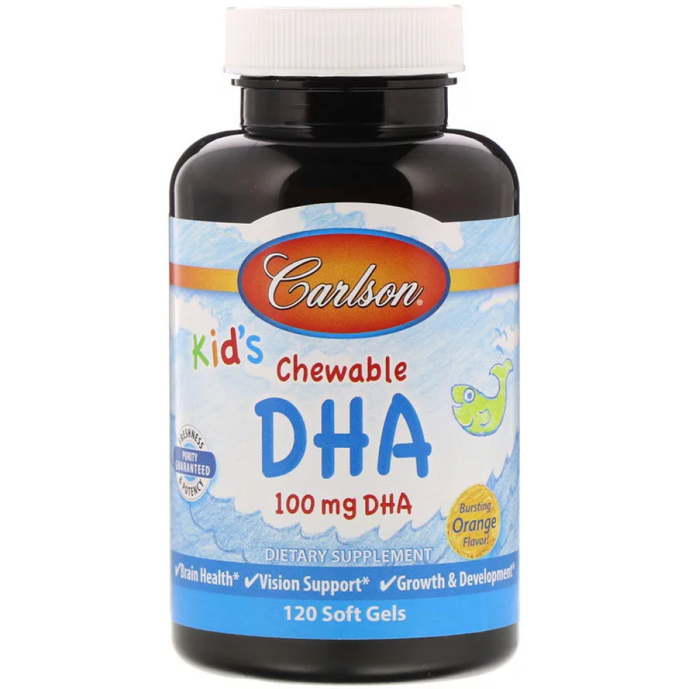 Carlson Labs Kid's Chewable DHA 100 mg
