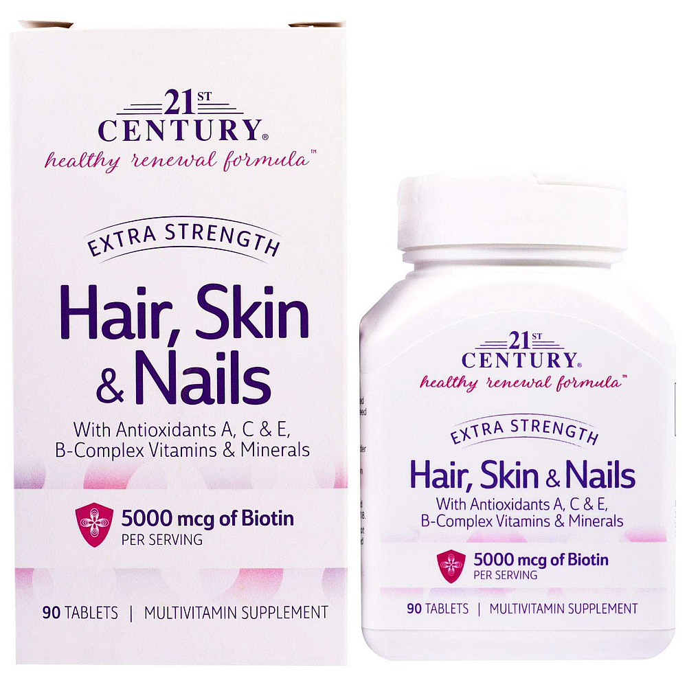 21st Century Hair Skin & Nails Extra Strength