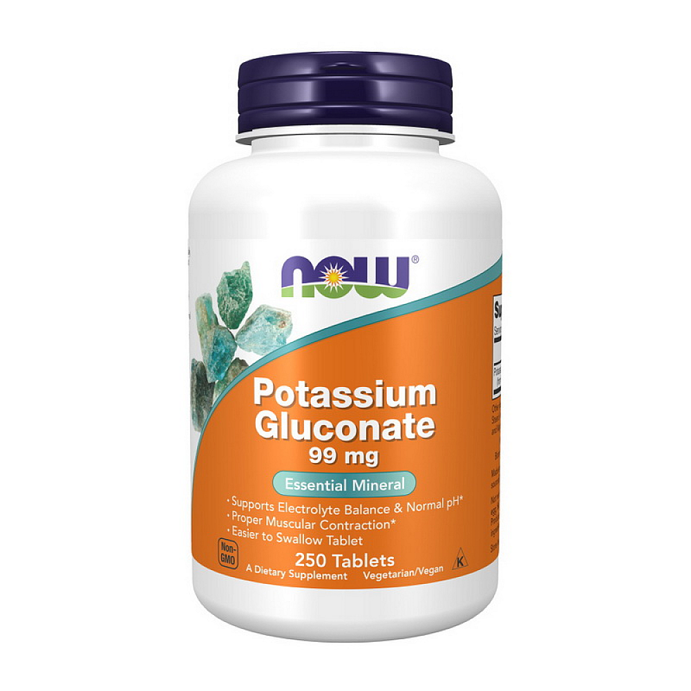 NOW Potassium Gluconate 99 mg