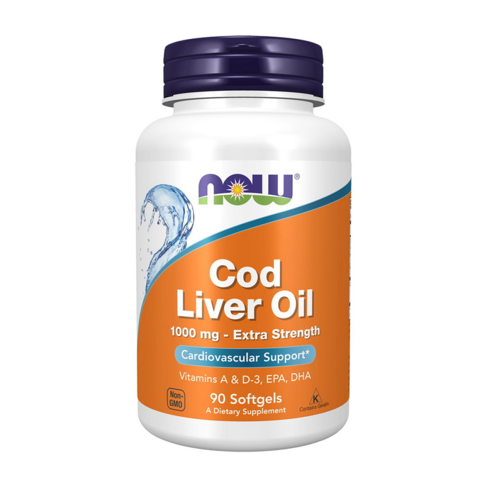 NOW Cod Liver Oil 1000 mg Extra Strength