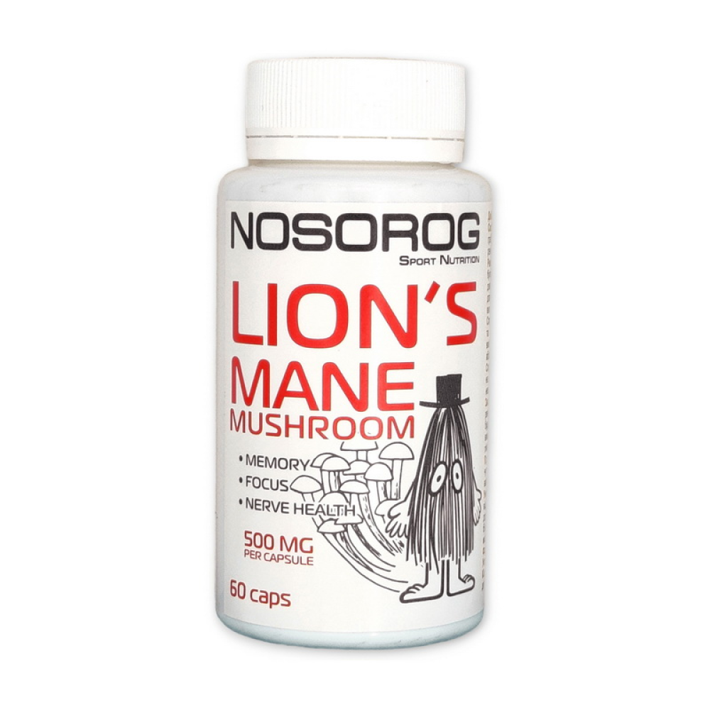 Nosorog  Lion's Mane Mushroom 500 mg 60 капсул