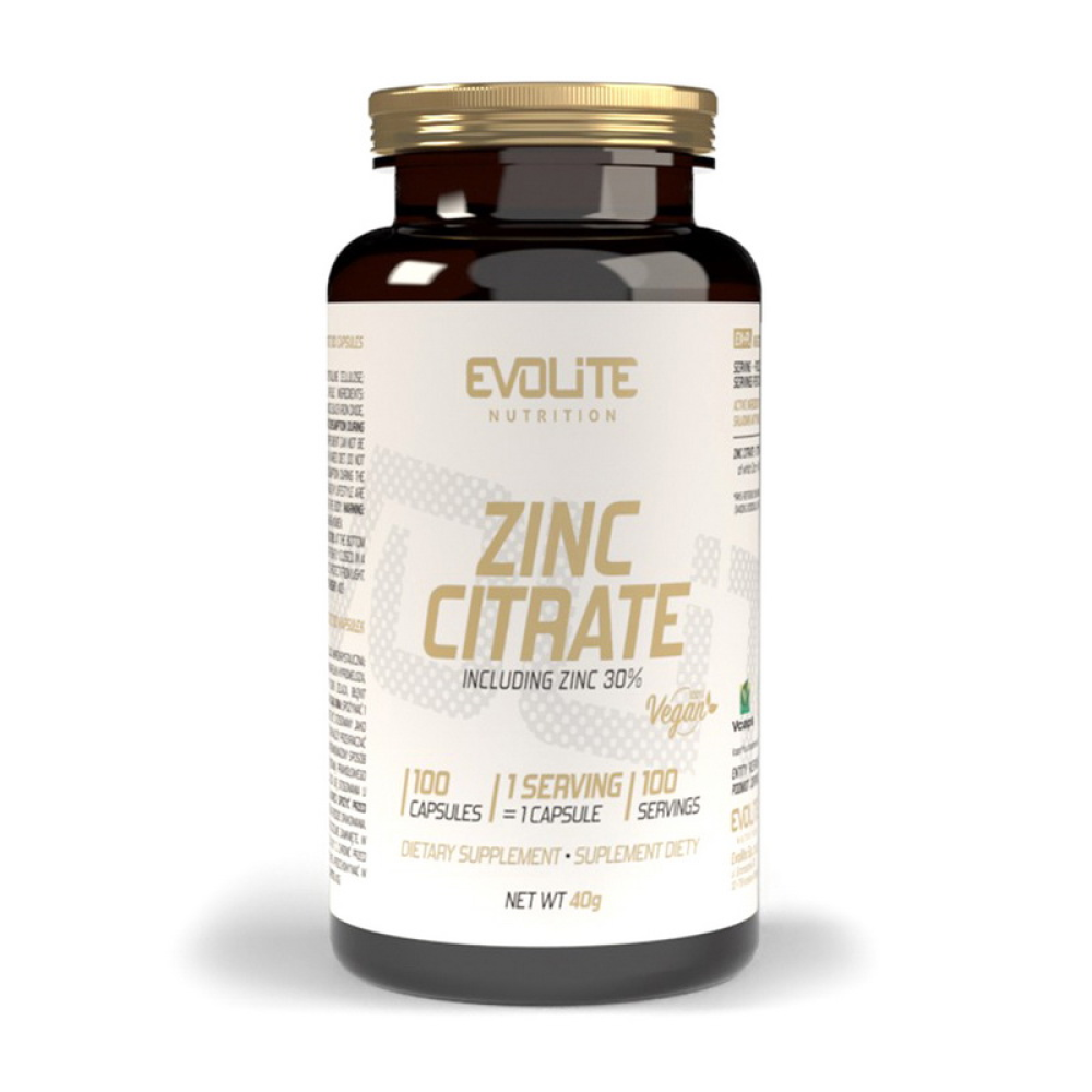 Evolite Nutrition Zinc Citrate 100 капсул
