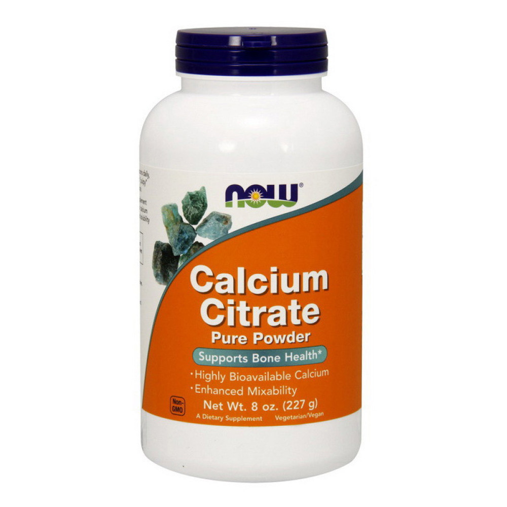 NOW Calcium Citrate Pure Powder 227 грам