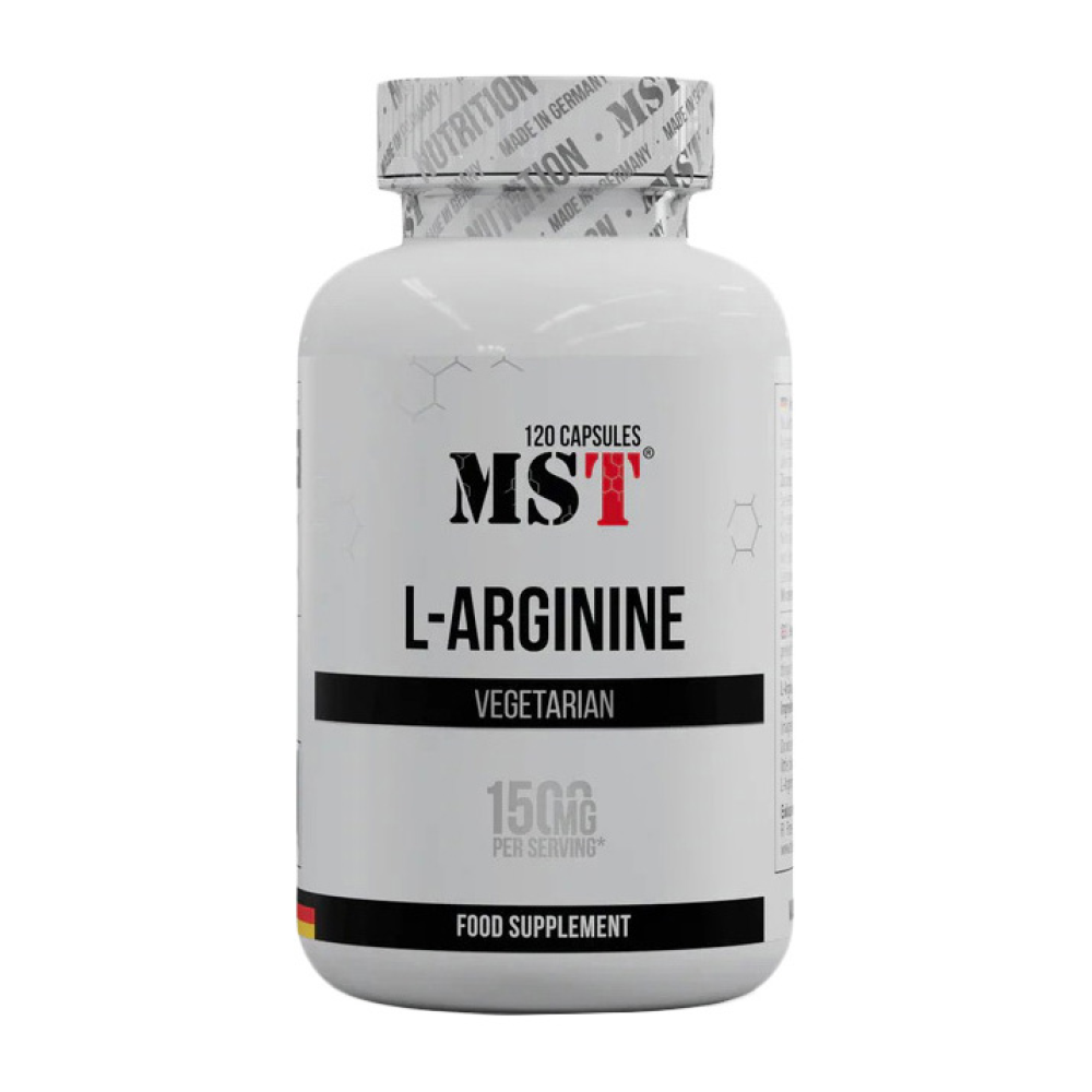 MST L-Arginine 1500 мг 120 капсул