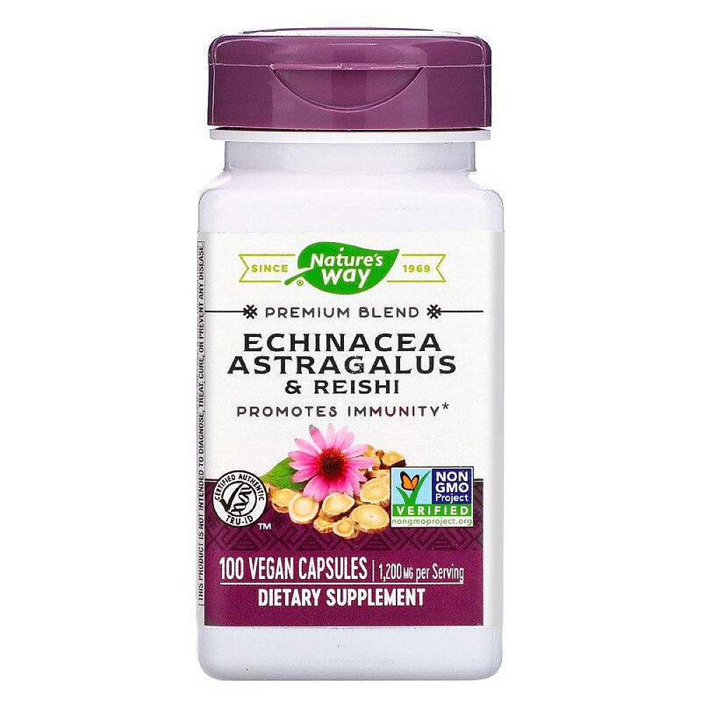 Nature's Way Echinacea Astragalus & Reishi 400 мг