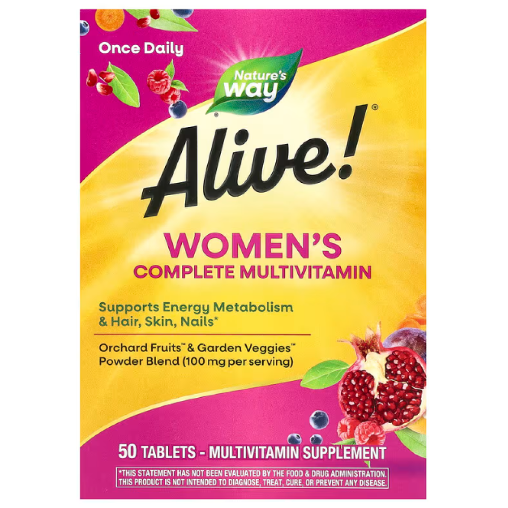 Nature's Way Alive! Women's complete multivitamin 50 таблеток