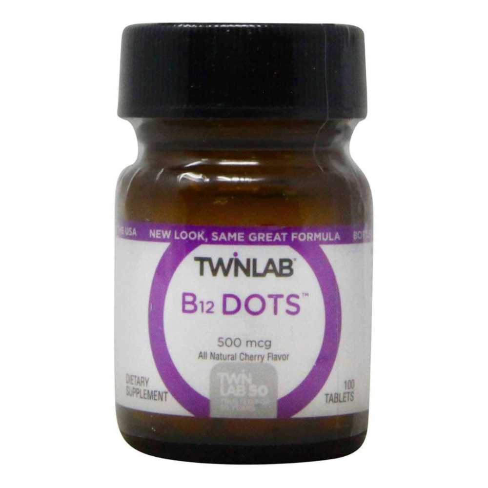 Twinlab B-12 Dots Cherry Flavor 500 mcg