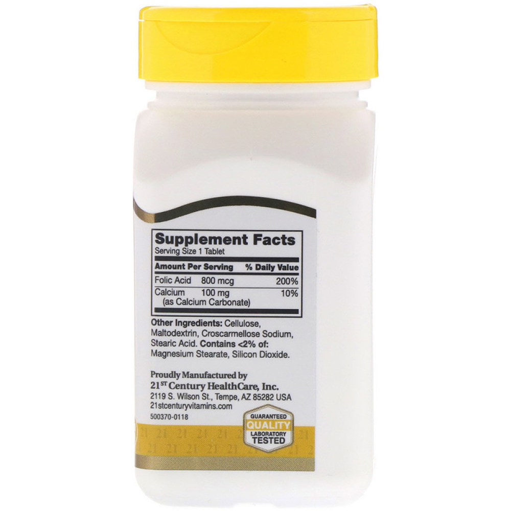 21st Century Folic Acid 800 mcg