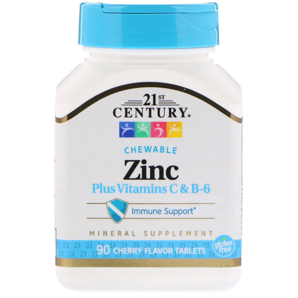 21st Century Zinc Chewable Cherry Flavored