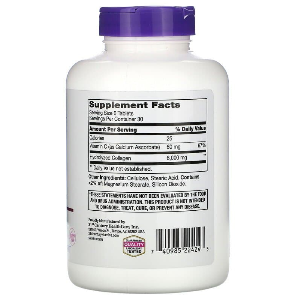 21st Century Super Collagen Plus Vitamin C 6000 mg