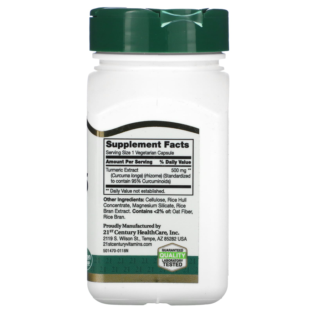 21st Century Curcumin 95 500 mg