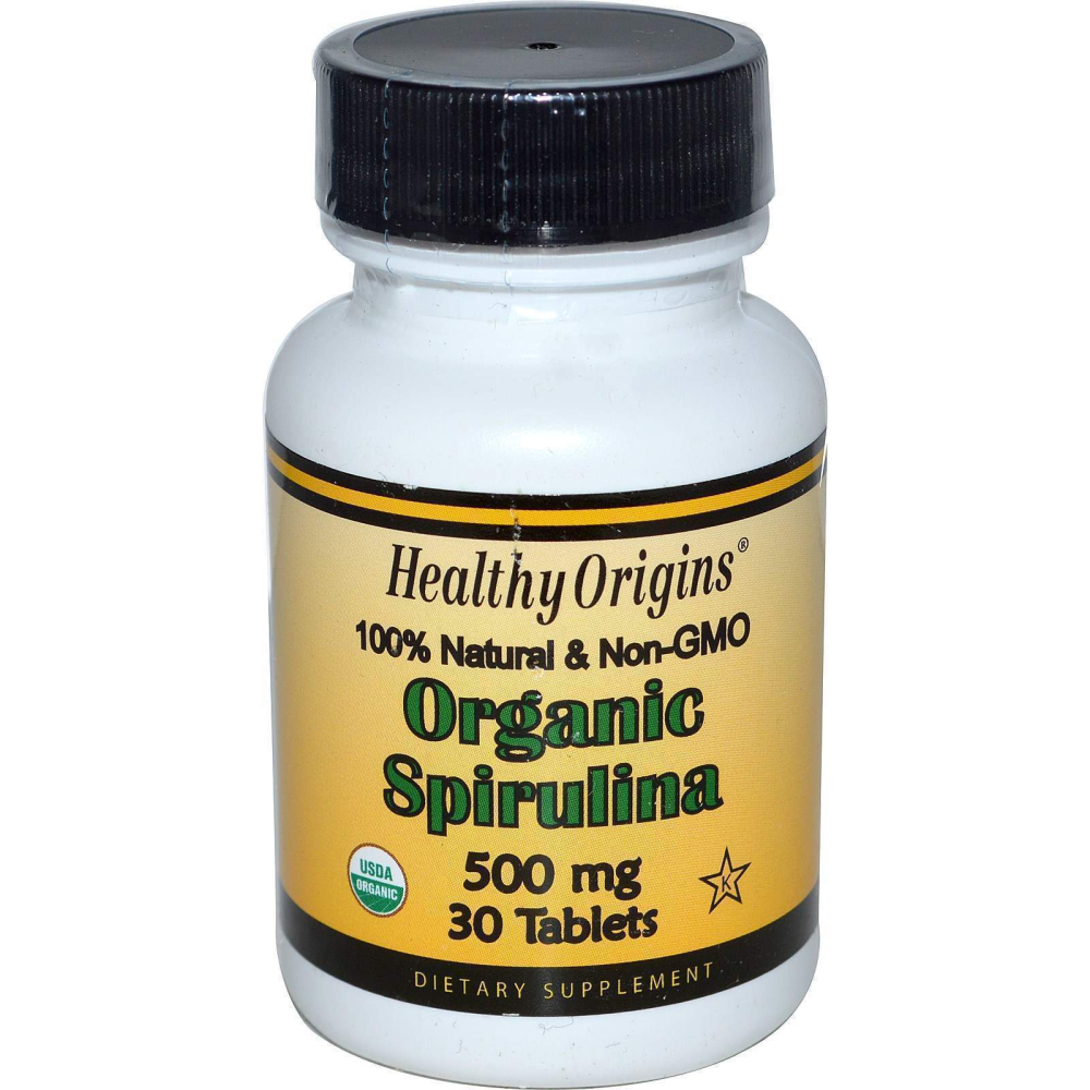 Healthy Origins Organic Spirulina 500 mg