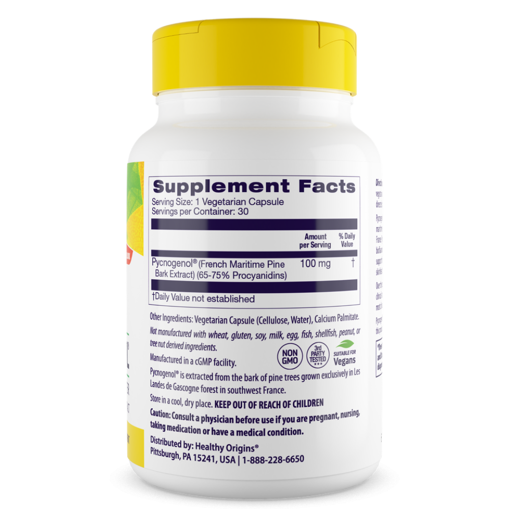 Healthy Origins Pycnogenol 100 mg