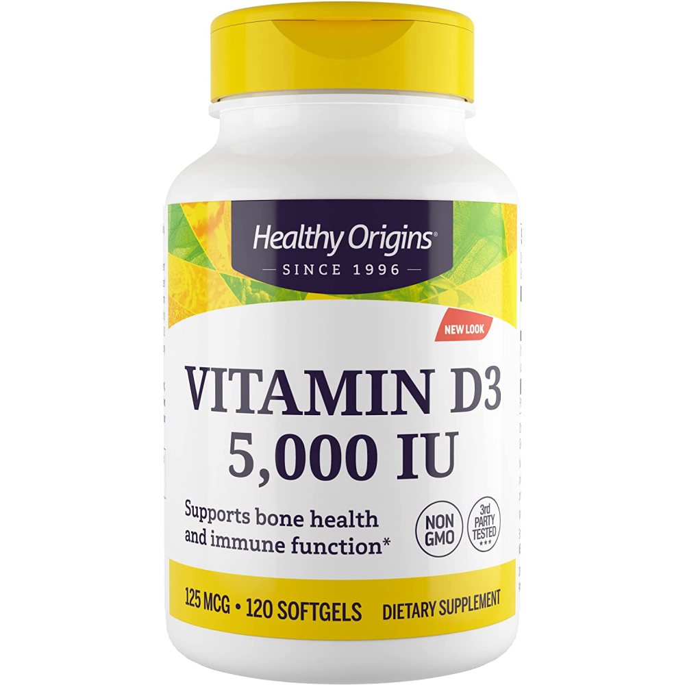 Healthy Origins Vitamin D3 5000 IU