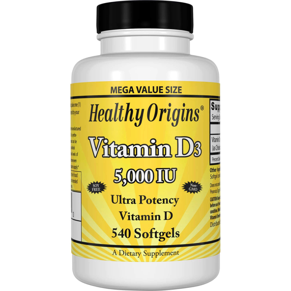 Healthy Origins Vitamin D3 5000 IU