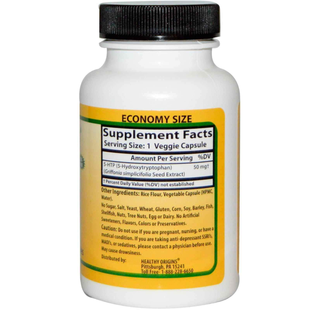 Healthy Origins 5-HTP 50 mg