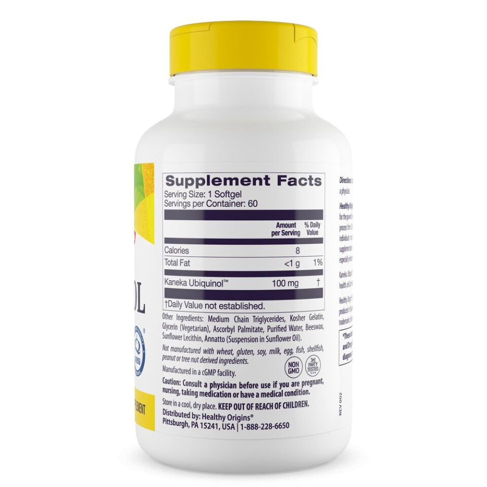Healthy Origins Ubiquinol Kaneka QH 100 mg