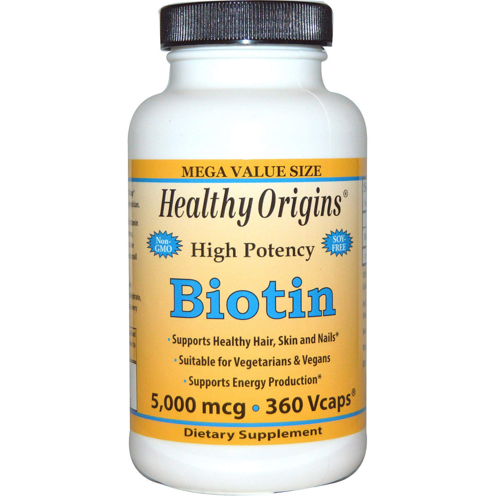 Healthy Origins Biotin High Potency 5000 mcg