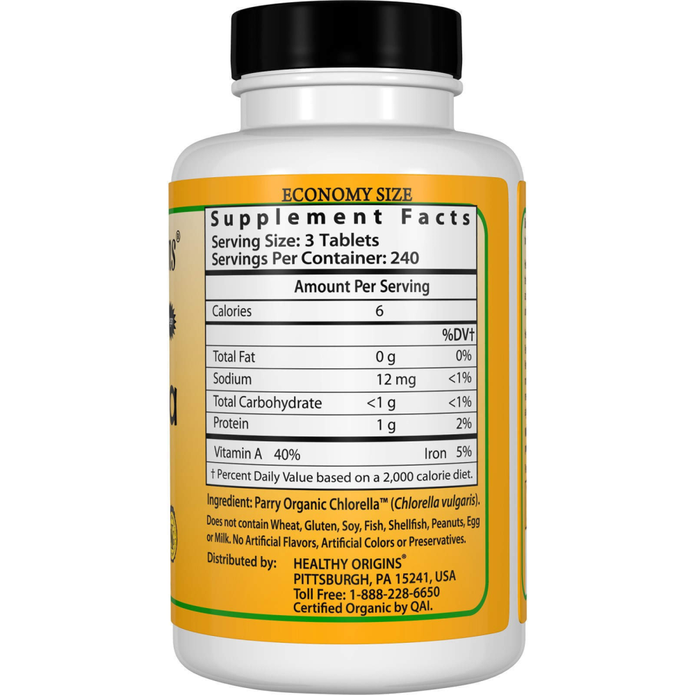 Healthy Origins Organic Chlorella