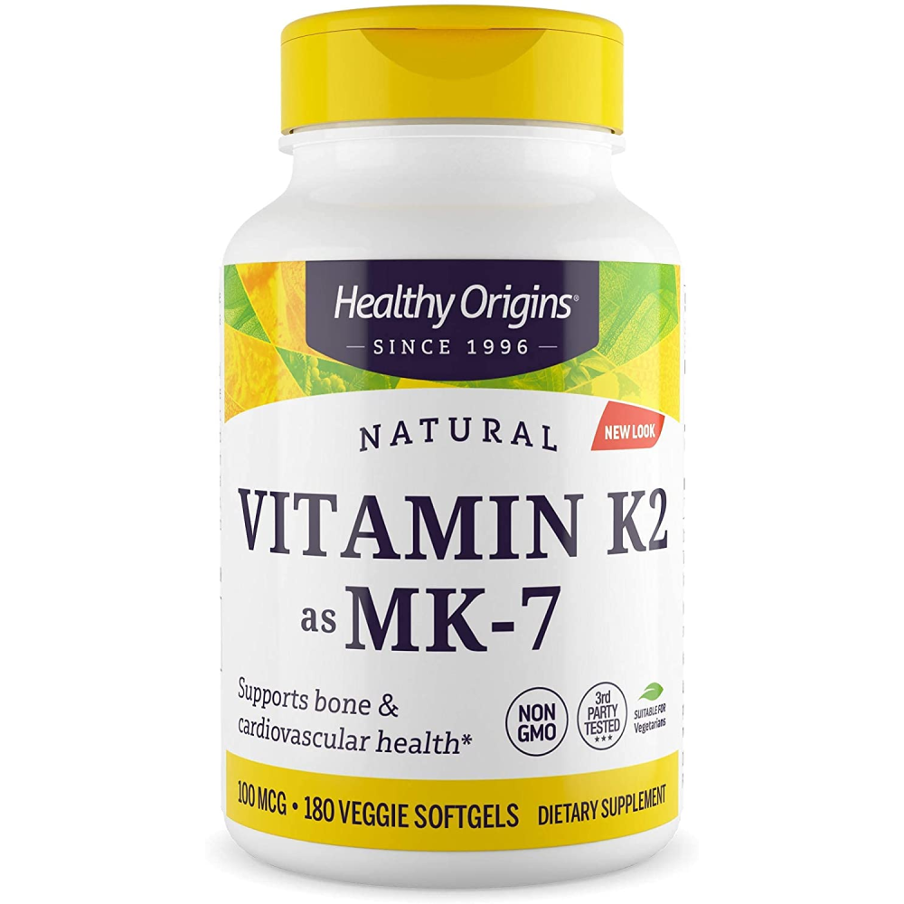 Healthy Origins Vitamin K2 as MK-7 Natural 100 mcg