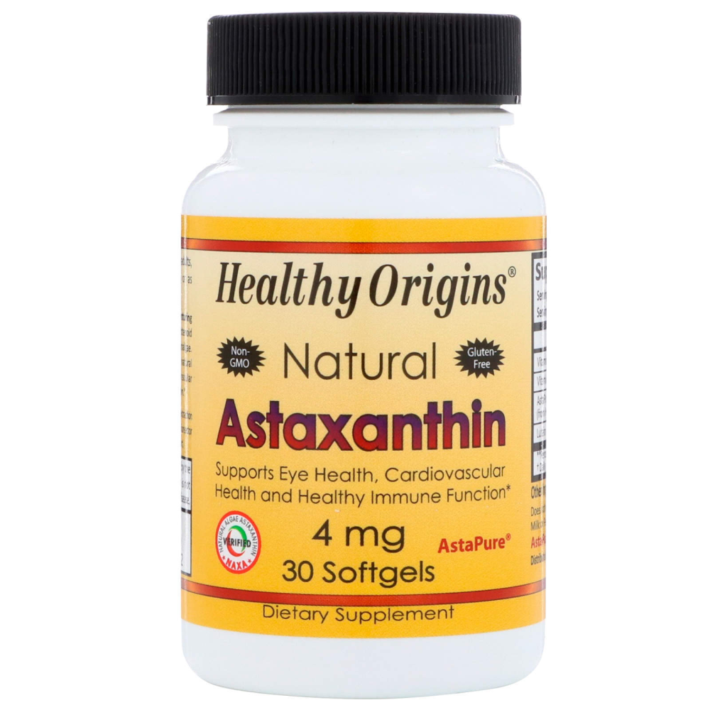 Healthy Origins Natural Astaxanthin 4 mg