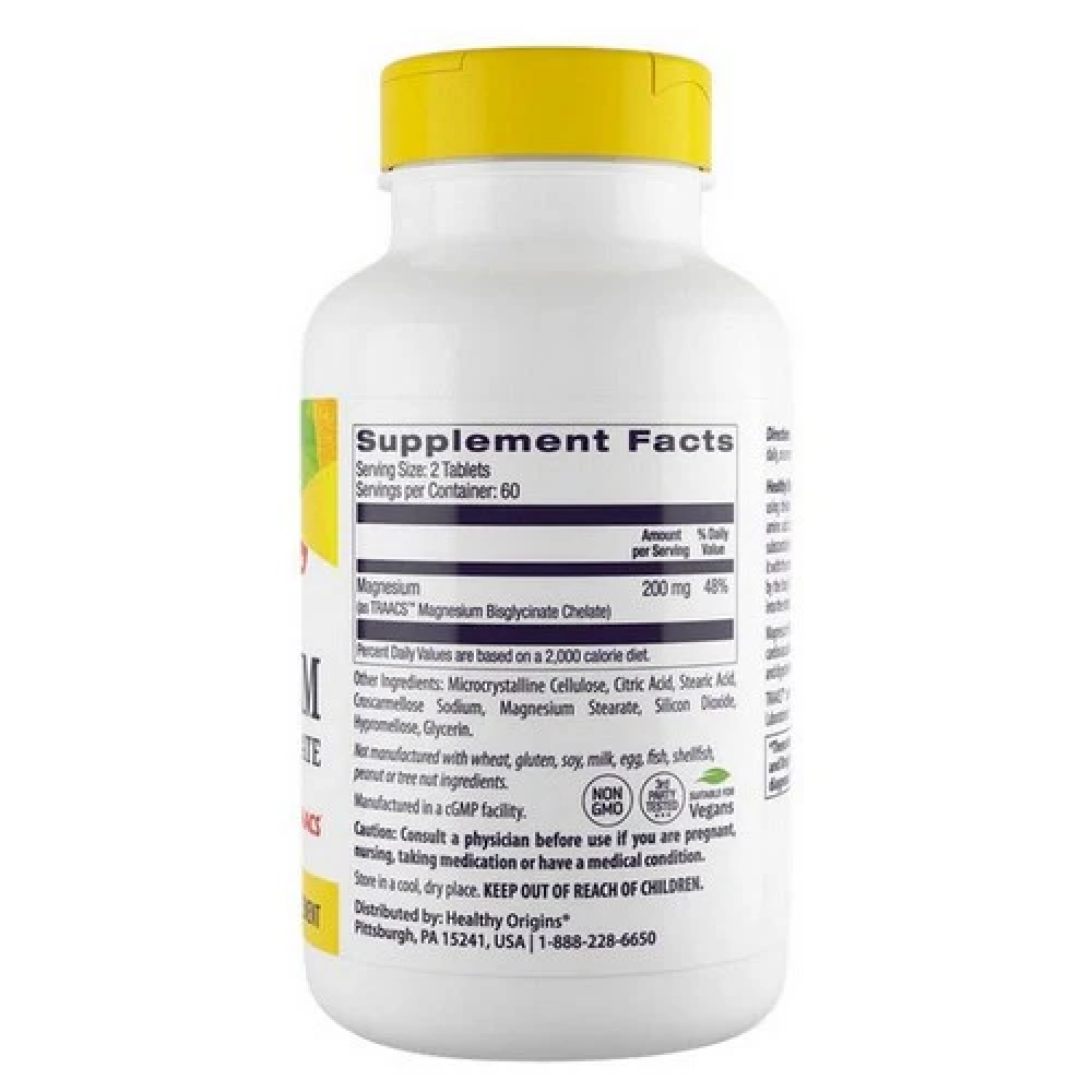 Healthy Origins Magnesium Bisglycinate Chelate