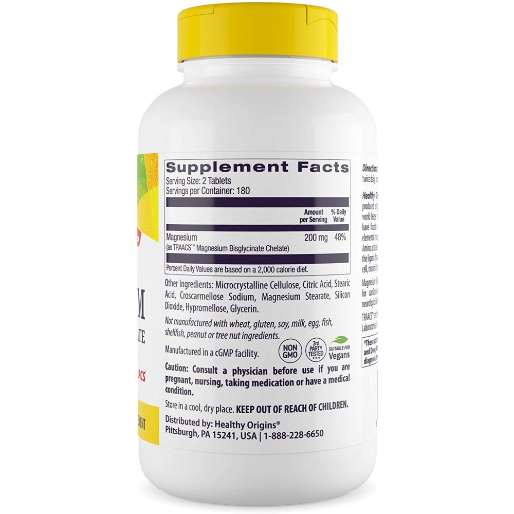 Healthy Origins Magnesium Bisglycinate Chelate