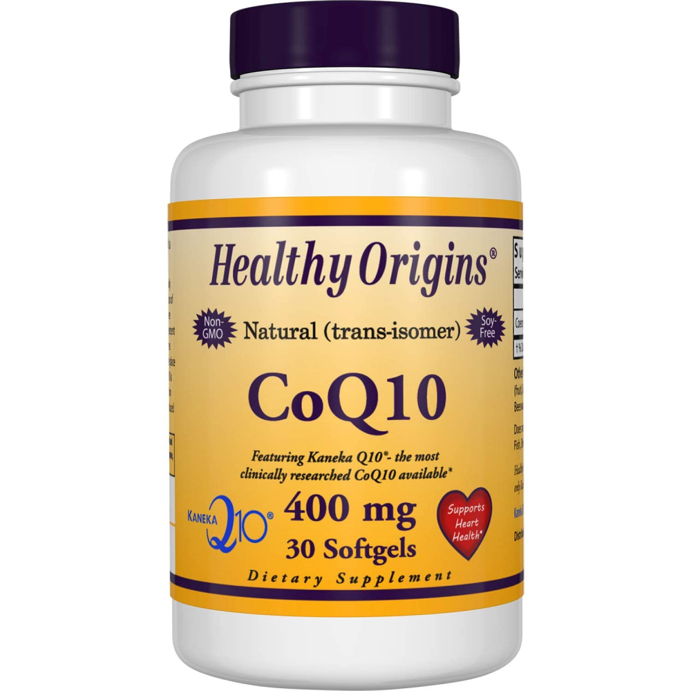 Healthy Origins CoQ10 (Kaneka Q10) 400 mg
