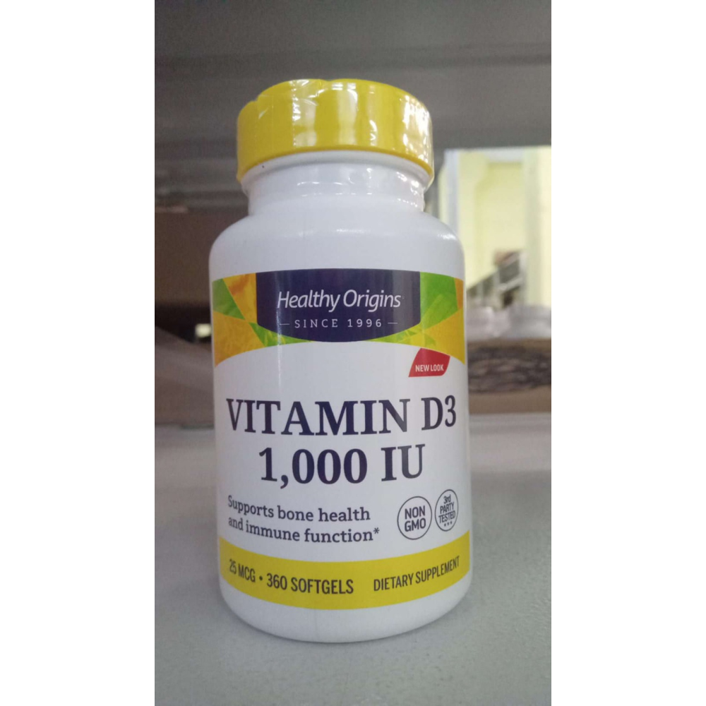 Healthy Origins Vitamin D3 in MCT Oil 1000 IU